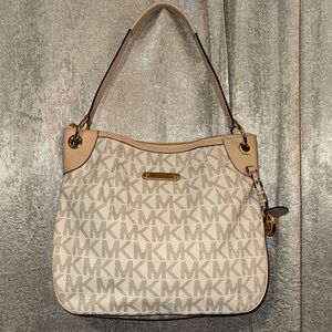 Michael Kors Tan Signature Shoulder Bag